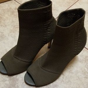 Express open toe booties